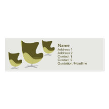 Loveseat - Skinny Business Card Template