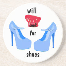 LovesShoes, Hates Cooking Drink Coasters
