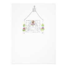 Lovie and Dodge D-Z57-Little White Church Custom Invitations