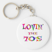 Lovin the 70s keychain