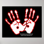 Loving Hands - John 20:27 Poster