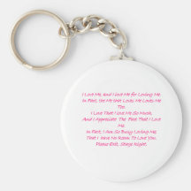 Loving Me Key Chain