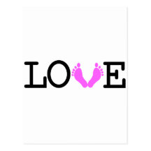Loving Me Some Babies - Pink Post Card