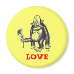 LOVING MONKEY MAGNET