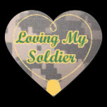 Loving My Soldier stickers