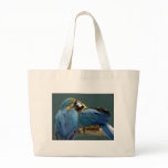 loving parrots tote bag
