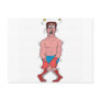 Low Blow Boxer Post Card
