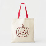 Low Cost Halloween Pumpkin Canvas Tote Bag
