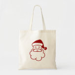 Low Cost Santa Claus Canvas Tote Bag