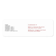 Low Cost Standard White Skinny Business Cards
