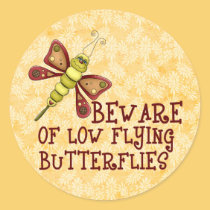 Low Flying Butterflies stickers