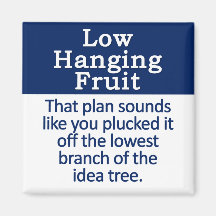 Low Hanging Fruit Fridge Magnets
