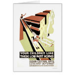 Low Rent Home Cleveland 1940 WPA Greeting Cards