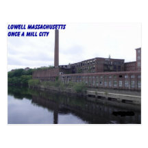 Lowell Massachusetts Mills Post Card