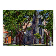 Lowell Massachusetts St. Anne's Church Greeting Card