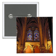 Lower chapel of La Sainte-Chapelle, Paris, 2 Buttons