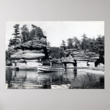 Lower Dells Wisconsin Rocky Island Posters