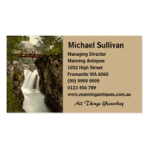 Lower Fall, Glen Nevis, Fort William, Scotland Business Cards