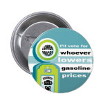 Lower Gas Prices Pinback Button