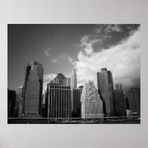 Lower New York City Skyline, All Sizes Posters