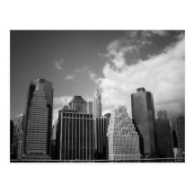 Lower New York City Skyline Postcard