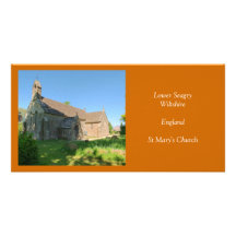 Lower Seagry St Mary's Church Customised Photo Card