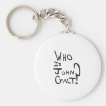Lowest Cost Ayn Rand, Atlas Shrugged and John Galt Key Chain