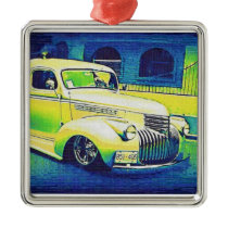 Lowrider Vintage Automobile Christmas Tree Ornament