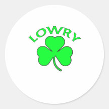 Lowry Round Sticker