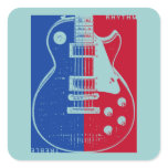LP guitar Sticker