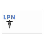 LPN Caduceus business cards