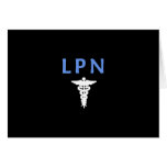 LPN Caduceus Greeting Card