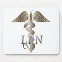 LPN Caduceus Mouse Pads