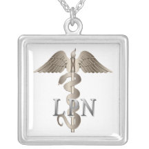 LPN Caduceus Necklace
