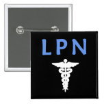 LPN Caduceus Pinback Button