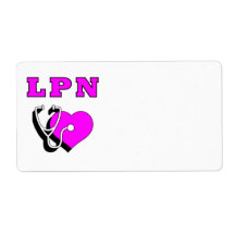 LPN Care Shipping Label