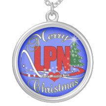 LPN CHRISTMAS NECKLACE LICENSED PRACTICAL NURSE