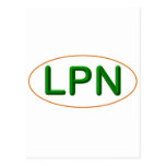 LPN green orange Post Cards