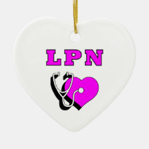 LPN Heart Care Christmas Ornaments