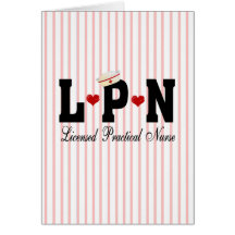 LPN Licensed Practical Nurse Card