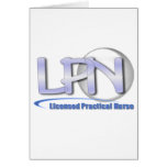 LPN LICENSED PRACTICAL NURSE FUN BLUE CARD