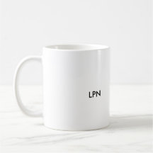 LPN, Little Pretend Nurse Coffee Mugs