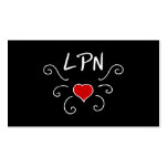 LPN Love Tattoo Business Card Template