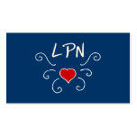 LPN Love Tattoo Business Card Template