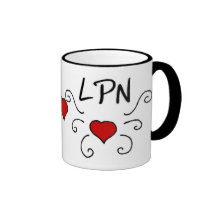 LPN Love Tattoo Coffee Mugs