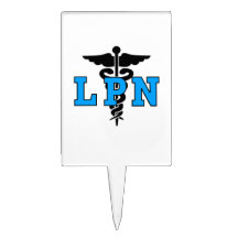 LPN Medical Rectangular Cake Picks