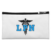 LPN Medical Symbol Makeup Bags
