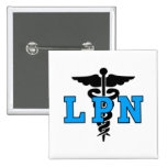 LPN Medical Symbol Pinback Button