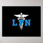 LPN Medical Symbol Print