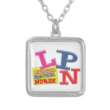 LPN NURSE MEDICAL ACRONYM WHIMSICAL COLORFUL CUSTOM JEWELRY